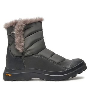 Śniegowce EMU Australia. Szare buty zimowe EMU Australia, bez obcasa, bez zapięcia. Za 799,99 zł.