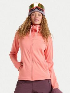 Roxy Bluza techniczna Vertere Full Zip ERJFT04974 Pomarańczowy Regular Fit. Brązowe bluzy Roxy, na zimę, l, bez wzorów, z syntetyku, bez kaptura. Za 219,99 zł.