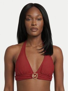 MICHAEL Michael Kors Góra od bikini MM7M275 Czerwony. Czerwone bikini MICHAEL Michael Kors, bez wzorów, z syntetyku. Za 387,99 zł.