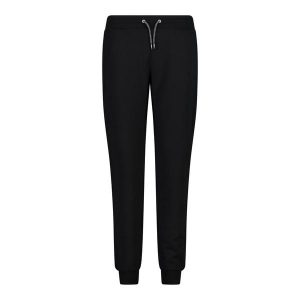 Spodnie bawełniane damskie CMP. Czarne spodnie dresowe CMP, bez wzorów, z bawełny. Za 225,00 zł.