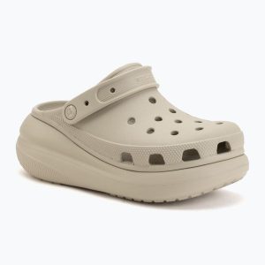 Klapki Crocs Classic Crush Clog. Szare klapki Crocs, bez wzorów, bez obcasa. Za 305,85 zł.