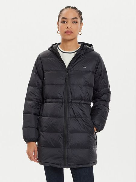 Levi's® Kurtka puchowa Polly A8525 Czarny Regular Fit. Czarne kurtki s, bez wzorów, z puchu, bez kaptura. Za 309,99 zł.