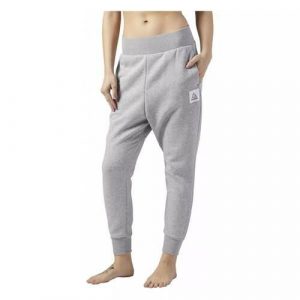 Spodnie sportowe damskie Reebok Workout. Szare spodnie dresowe Reebok, m, bez wzorów, z dresówki. Za 357,00 zł.