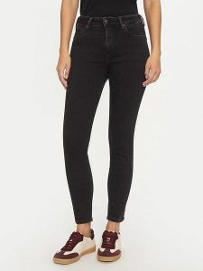 Lee Dżinsy - Slim fit - w kolorze czarnym rozmiar: W28/L33. Czarne jeansy Lee, z aplikacjami, ze skóry. Za 166,10 zł.