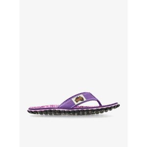Japonki Gumbies Islander Flip-Flops. Fioletowe klapki Gumbies, bez wzorów, bez obcasa. Za 86,99 zł.