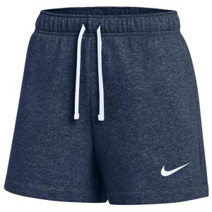 Spodenki krótkie damskie Nike Park 26 Fleece. Niebieskie szorty Nike, bez wzorów, z bawełny, sportowe. Za 141,99 zł.
