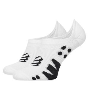 Stopki Compressport. Białe skarpetki Compressport, bez wzorów. Za 39,99 zł.