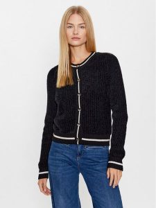 Liu Jo Sport Kardigan TF3225 MA85N Czarny Regular Fit. Czarne kardigany Liu Jo Sport, z syntetyku. Za 399,99 zł.