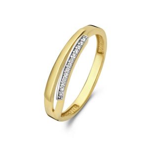 Beloro Pierścionek Beloro Jewels Monte Napoleone Stella złoty - 9-karatowe złoto Pierścionki 1 ct Damski. Żółte pierścionki Beloro, z cyrkonią, złote. Za 681,99 zł.