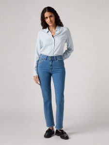 Levi's Dżinsy - Slim fit - w kolorze niebieskim rozmiar: W28/L32. Niebieskie jeansy Levi's®, bez wzorów. Za 256,70 zł.