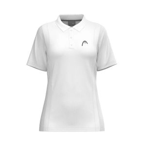 Damska koszulka polo Head Club 25 Tech. Białe bluzki Head, xl, bez wzorów, eleganckie, bez kołnierzyka, bez ramiączek. W wyprzedaży za 189,00 zł.