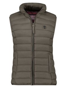 ANAPURNA Kamizelka pikowana "Vakitalana" w kolorze khaki rozmiar: XXL. Brązowe kamizelki ANAPURNA, xxl, bez wzorów, bez kołnierzyka, bez ramiączek, bez kaptura. Za 113,99 zł.