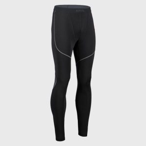 Legginsy do rugby Offload R500. Czarne legginsy OFFLOAD, bez wzorów, z elastanu. Za 69,99 zł.