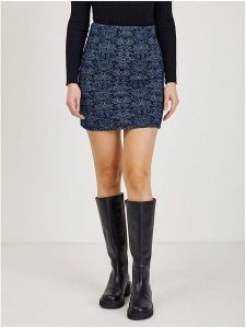 Orsay Spódnica w kolorze czarno-niebieskim rozmiar: M. Czarne spódnice Orsay, m, bez wzorów, retro, mini. Za 54,95 zł.