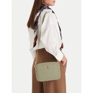 Torebka Beverly Hills Polo Club. Zielone listonoszki Beverly Hills Polo Club, bez wzorów, bez dodatków. Za 249,99 zł.