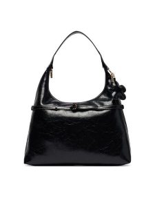 Guess Torebka Taylor HWTG23 25010 Czarny. Czarne torebki klasyczne Guess, z aplikacjami, ze skóry, bez dodatków. Za 494,99 zł.