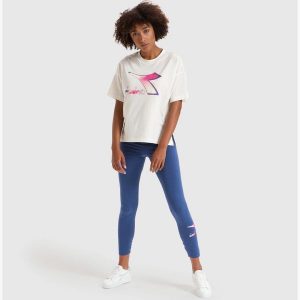 Legginsy damskie DIADORA L.LEGGINGS LUSH. Niebieskie legginsy Diadora, bez wzorów. Za 49,99 zł.