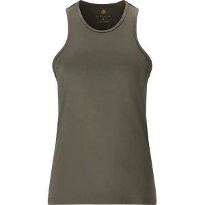 Damski tank top Athlecia Almi. Zielone topy Athlecia, bez wzorów, sportowe, bez kołnierzyka, bez ramiączek. Za 140,00 zł.