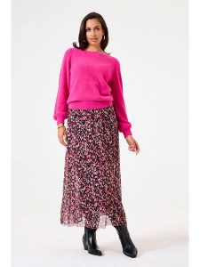 Garcia Spódnica w kolorze różowo-czarnym rozmiar: M. Brązowe spódnice Garcia, m, bez wzorów, midi. Za 273,95 zł.