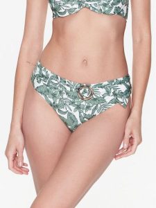 TWINSET Dół od bikini 231LMMB66 Zielony. Zielone bikini Twinset, bez wzorów, z syntetyku. Za 299,99 zł.