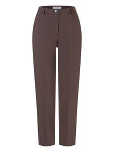 More & More Spodnie w kolorze brązowym rozmiar: 36. Brązowe spodnie z wysokim stanem More & More, bez wzorów, z materiału, z podwyższonym stanem. Za 201,08 zł.