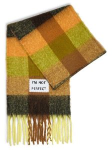 Verb To Do tkany szalik Kobiety Sztuczne włókno zielony|pomarańczowy, ONE SIZE. Brązowe szaliki Verb To Do, z aplikacjami, z włókna. Za 139,95 zł.