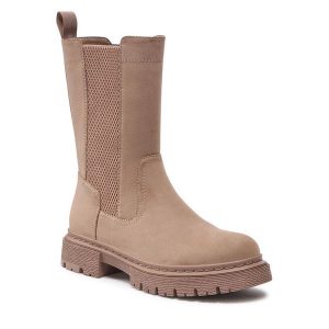 Botki Jenny Fairy. Brązowe botki Jenny Fairy, bez wzorów, bez obcasa, na płaskiej podeszwie, bez zapięcia. Za 107,98 zł.