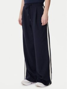 Weekend Max Mara Spodnie dresowe Perdoni 2615781051 Granatowy Wide Leg. Niebieskie spodnie dresowe Weekend Max Mara, xs, bez wzorów, z bawełny. Za 499,99 zł.
