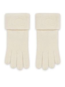 Coach Rękawiczki CCM98 Écru. Rękawiczki Coach, bez wzorów, z dzianiny. Za 259,99 zł.