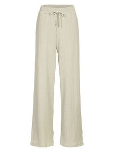 Herrlicher Spodnie w kolorze beżowym rozmiar: S. Brązowe spodnie z wysokim stanem Herrlicher, bez wzorów, z materiału, z podwyższonym stanem. Za 130,99 zł.