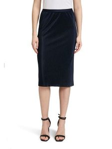 BETTY & CO Spódnica w kolorze granatowym rozmiar: 44. Niebieskie spódnice Betty & Co, na co dzień, bez wzorów, midi. Za 98,95 zł.