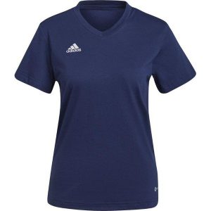Koszulka piłkarska damska Adidas Entrada 22 Jersey. Niebieskie bluzki ADIDAS, xs, bez wzorów, z jersey, sportowe, bez kołnierzyka, bez ramiączek. Za 65,00 zł.