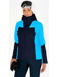 Fischer Kurtka narciarska "Fleiding" w kolorze czarno-niebieskim rozmiar: 34. Czarne kurtki sportowe FISCHER, m, bez wzorów, bez kaptura, narciarskie. Za 356,78 zł.