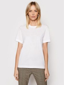 Boss T-Shirt Ecosa 50457259 Biały Relaxed Fit. Białe t-shirty Boss, m, bez wzorów, z bawełny, bez kołnierzyka, bez ramiączek. Za 279,99 zł.