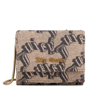 Portfel Juicy Couture. Brązowe portfele Juicy Couture, bez wzorów. Za 159,99 zł.