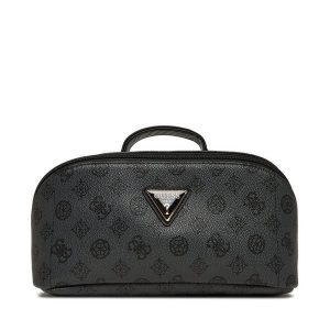 Kosmetyczka Guess. Szare kosmetyczki Guess, z aplikacjami. Za 199,99 zł.