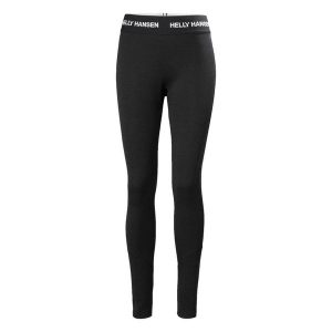 Legginsy damskie Helly Hansen Lifa Merino Midweight. Czarne legginsy Helly Hansen, bez wzorów, z wełny. Za 400,00 zł.