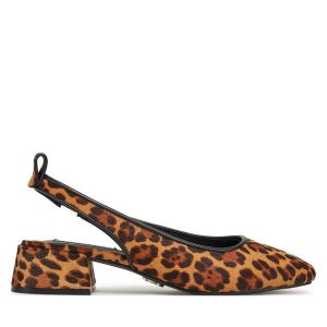 Sandały Steve Madden. Brązowe sandały Steve Madden, bez wzorów, bez obcasa, na słupku, bez zapięcia. Za 319,99 zł.