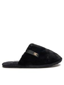 Tommy Hilfiger Kapcie Trenerzy Confort Home FW0FW08138 Czarny. Czarne kapcie TOMMY HILFIGER, bez wzorów, z materiału. Za 209,99 zł.