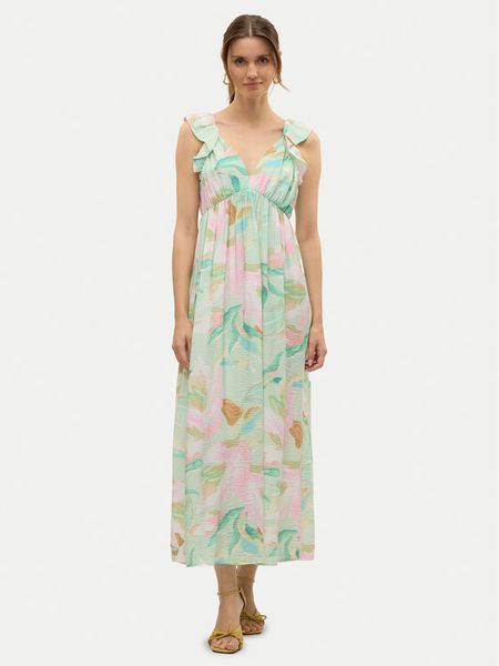 Vero Moda Sukienka letnia Josie 10324125 Zielony Regular Fit. Zielone kombinezony Vero Moda, na lato, xs, bez wzorów, z wiskozy, bez kołnierzyka, bez ramiączek. Za 199,99 zł.