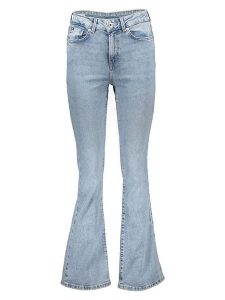 Pepe Jeans Dżinsy "Dion" - Flare fit - w kolorze błękitnym rozmiar: W25/L32. Niebieskie jeansy Pepe Jeans, z aplikacjami, z jeansu, z podwyższonym stanem. Za 179,22 zł.