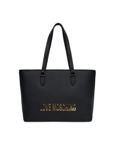 LOVE MOSCHINO Torebka JC4190PP1NKD0000 Czarny. Czarne torebki klasyczne LOVE MOSCHINO, bez wzorów, ze skóry, bez dodatków. Za 669,99 zł.
