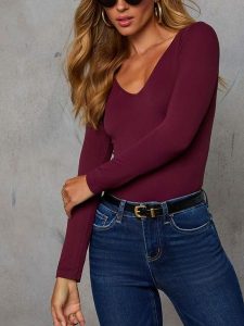 LA Angels Koszulka w kolorze bordowym rozmiar: M. Czerwone bluzki LA Angels, m, bez wzorów, bez kołnierzyka, bez ramiączek. Za 140,20 zł.