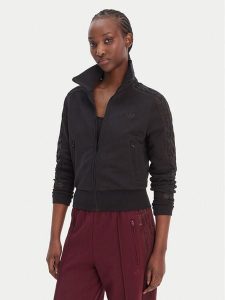 Adidas Bluza Firebird Lace KC8149 Czarny Slim Fit. Czarne bluzy ADIDAS, xl, bez wzorów, z bawełny, bez kaptura. Za 349,99 zł.