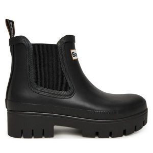 Kalosze Barbour. Czarne kalosze Barbour, bez wzorów. Za 424,99 zł.
