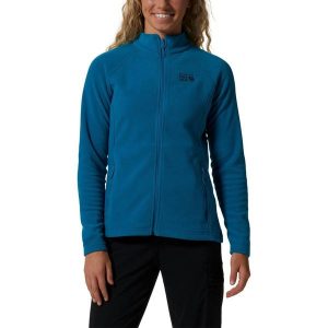 Damska bluza polarowa Mountain Hardwear Polartec Microfleece z pełnym zamkiem bł. Niebieskie bluzy MOUNTAIN HARDWEAR, na zimę, s, bez wzorów, z polaru, bez kaptura. Za 269,00 zł.