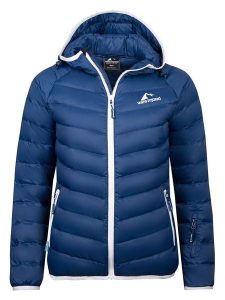 Westfjord Kurtka puchowa "Snaefell" w kolorze granatowym rozmiar: XS. Niebieskie kurtki Westfjord, s, bez wzorów, z puchu, bez kaptura. Za 260,99 zł.