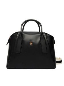 Tommy Hilfiger Torebka AW0AW18532 Czarny. Czarne torebki klasyczne TOMMY HILFIGER, bez wzorów, ze skóry, bez dodatków. Za 649,99 zł.