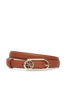 Guess Pasek Damski BW9279 P5425 Brązowy. Brązowe paski Guess, z aplikacjami, ze skóry. Za 239,99 zł.