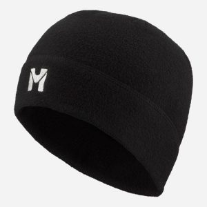 Czapka Millet Ubic Fleece Beanie - black. Czarne czapki Millet, bez wzorów, z materiału, klasyczne. Za 97,75 zł.